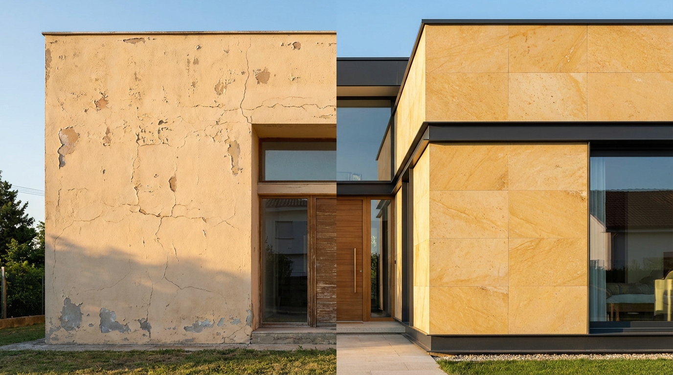 Doğal Taş Kaplama mı Boya mı? Uzun Vadede Hangisi Daha Mantıklı?