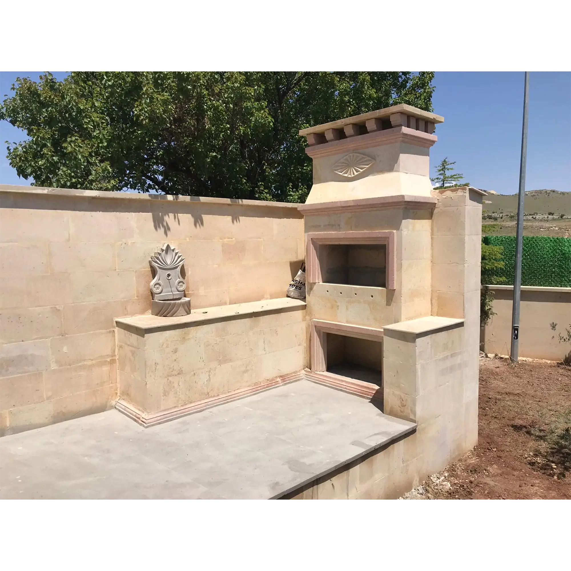 Nevşehir Doğal Sarıtaş Barbekü Renkli Renk